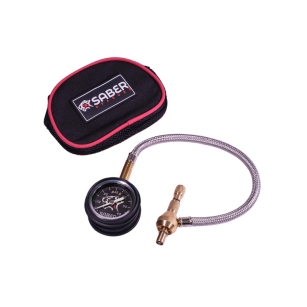 Deflator do spuszczania  powietrza z opon z manometrem Saber