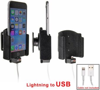 Uchwyt do Apple iPhone 7 z możliwością wpięcia kabla lightning USB