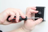 Uchwyt do Apple iPhone 8 Plus z wbudowaną ładowarką samochodową do instalacji na stałe - 4