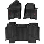 Gumowe dywaniki na podłogę model z przednią kanapą Rough Country - RAM 1500 19-on Crew Cab - 6