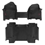 Gumowe dywaniki na podłogę model z przednią kanapą Rough Country - RAM 1500 19-on Crew Cab - 2