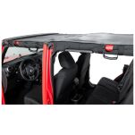 Mesh Bimini Top Plus z uchwytami do wsiadania MasterTop - 4