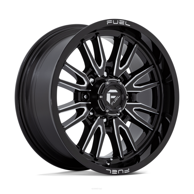 Felga aluminiowa D761 CLASH Gloss Black Milled FUEL