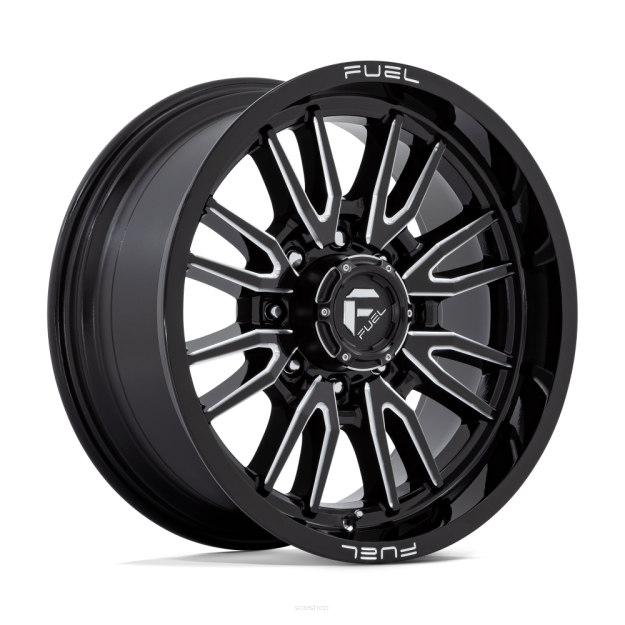 Felga aluminiowa D761 CLASH Gloss Black Milled FUEL