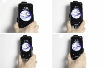 Uchwyt do Apple iPhone Xs w futerale z możliwością wpięcia kabla lightning USB - 6