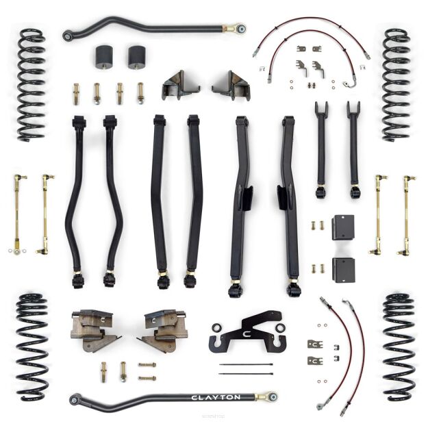 Zestaw zawieszenia Long Arm Overland+ Clayton Lift 2
