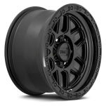 Felga aluminiowa KM544 Satin Black/Gloss Black Lip KMC - 3