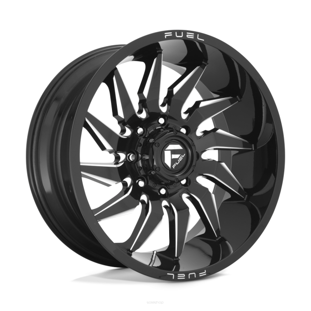 Felga aluminiowa D744 SABER Gloss Black Milled FUEL