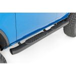 Progi, stopnie boczne czarne Rough Country Oval Nerf Steps - 2