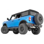 Progi, stopnie boczne czarne Rough Country Oval Nerf Steps - 4