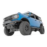 Progi, stopnie boczne czarne Rough Country Oval Nerf Steps - 3
