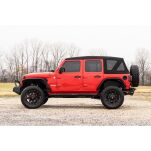 Progi, stopnie boczne czarne Rough Country Oval Nerf Steps - 6