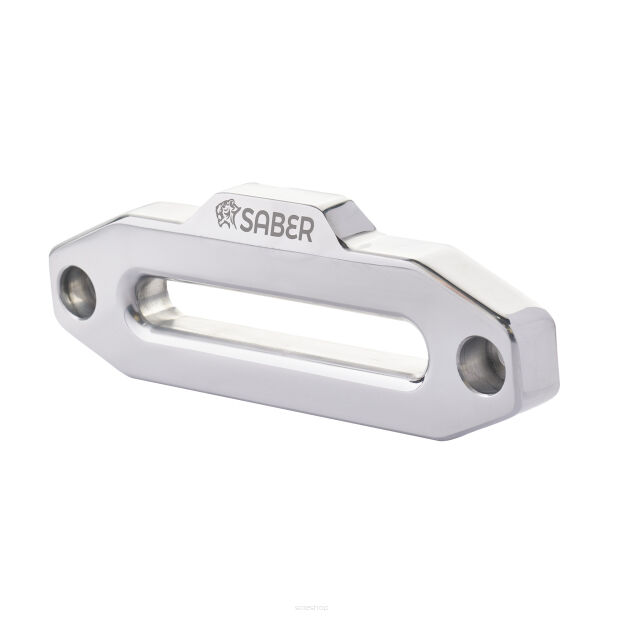 Saber Offroad Aluminium Standard Hawse Fairlead - Polished Alloy