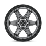 Felga aluminiowa D698 Kicker Matte GUN Metal Black Bead Ring Fuel - 2
