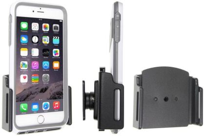 Uchwyt regulowany do Apple iPhone 6S Plus w futerale lub obudowie o wymiarach: 75-89 mm (szer.), 6-10 mm (grubość).