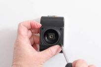 Uchwyt do Apple iPhone 12 Pro Max z wbudowaną ładowarką samochodową do instalacji na stałe - 4