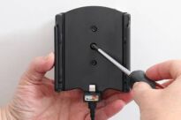 Uchwyt do Apple iPhone 12 Pro Max z wbudowaną ładowarką samochodową do instalacji na stałe - 5