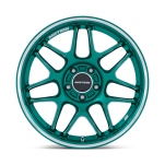 Felga aluminiowa MR158 TSUBAKI Hokkaido Green W/ Machined Lip MOTEGI RACING - 2