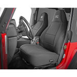 Komplet pokrowców na fotele neoprene black Rough Country - 3