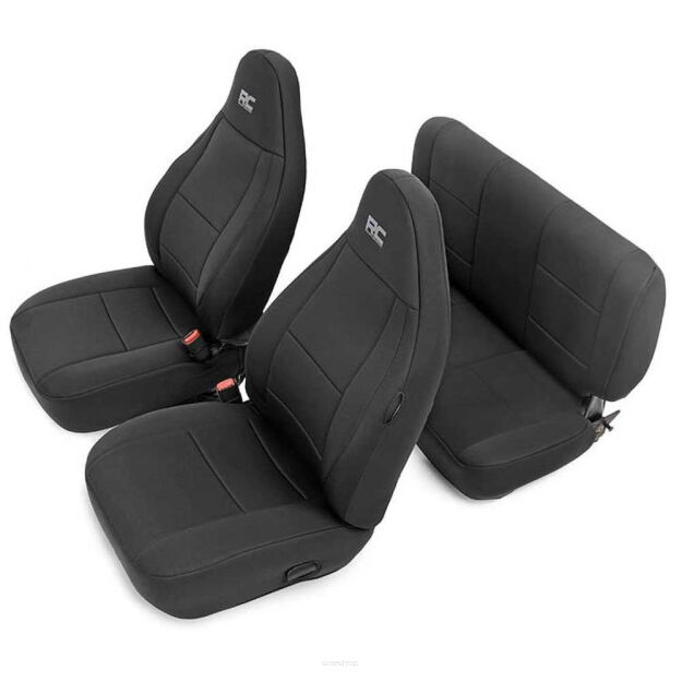 Komplet pokrowców na fotele neoprene black Rough Country