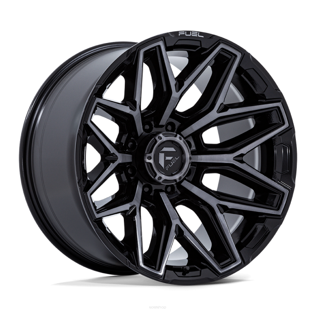 Felga aluminiowa FLUX Gloss Black Brush Fc Gray Ddt FUEL