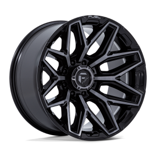 Felga aluminiowa FLUX Gloss Black Brush Fc Gray Ddt FUEL