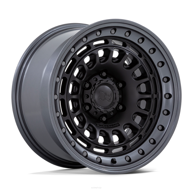 Felga aluminiowa BR014 SAHARA Matte Black W/ Gunmetal Lip BLACK RHINO