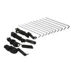 Ściany boczne z podłogą do markizy zadaszenia VICKYWOOD 250 cm - 9