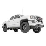 Progi, stopnie boczne regulowane aluminiowe Rough Country SRX2 Crew Cab - 2