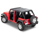 Mesh Bimini Top Plus z uchwytami do wsiadania MasterTop - 3