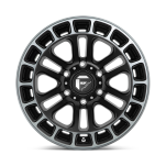 Felga aluminiowa D720 Heater Matte Black Double Dark Tint Machined Fuel - 2