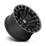 Felga aluminiowa D720 Heater Matte Black Double Dark Tint Machined Fuel - 3