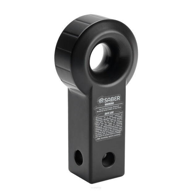 7075 Aluminium Rope Friendly Recovery Hitch - Cerakote Black