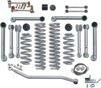 4.5'' Super-Flex Short Arm Lift Kit Rubicon Express - Jeep Wrangler TJ