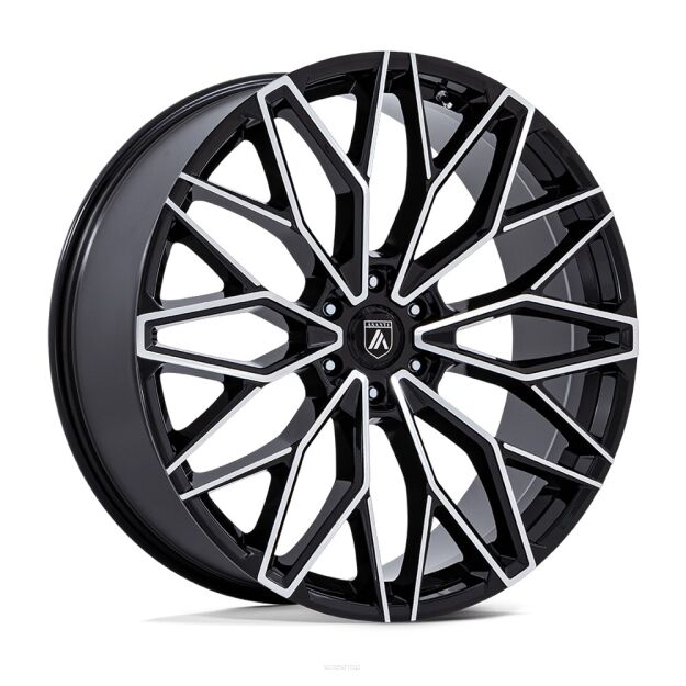 Felga aluminiowa AB050 MOGUL 6 Gloss Black W/ Machined Face ASANTI