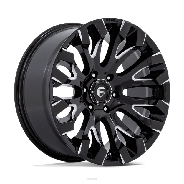 Felga aluminiowa D828 QUAKE Gloss Black Milled FUEL