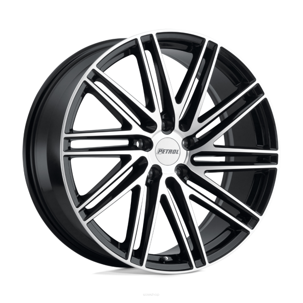 Felga aluminiowa P1C Gloss Black W/ Machined Face PETROL
