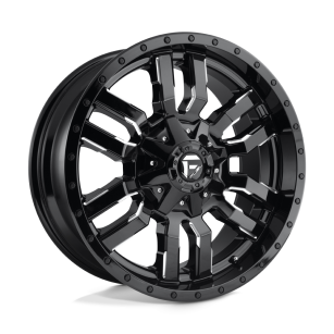 Felga aluminiowa D595 SLEDGE Gloss Black Milled FUEL