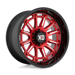 Felga aluminiowa Candy Red Milled W/ Black Lip XD SERIES - 4