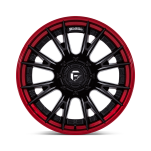 Felga aluminiowa FC402 CATALYST Matte Black W/ Candy Red Lip FUEL - 2