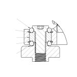 Zestaw naprawczy do mocowania amortyzatora skrętu FOX - 2