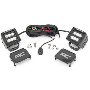 Reflektory LED CREE Flood Beam kwadratowe 2" Black Series Rough Country