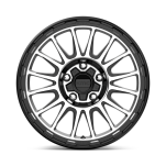 Felga aluminiowa KM542 IMPACT Satin Black Machined KMC - 3
