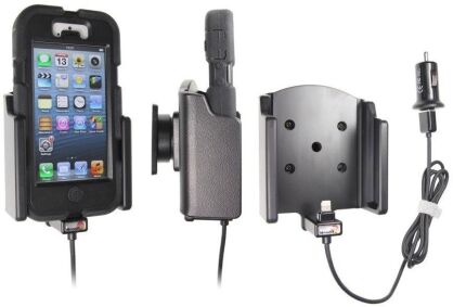 Uchwyt aktywny z kablem USB do Apple iPhone 5 & iPhone 5S & iPhone SE w futerale Griffin Survivor