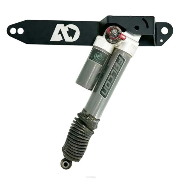 Wzmocniony komplet mocowań amortyzatorów tył czarny Agile Offroad