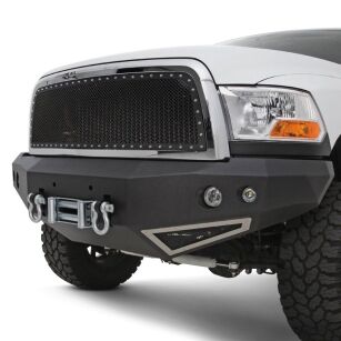 Zderzak przedni stalowy M1 z płytą pod wyciągarkę SMITTYBILT - Dodge Ram 2500 10-18