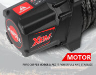 Wyciągarka elektryczna X-BULL WINCH TOUGH HRW12000TT 12V lina syntetyczna - 7
