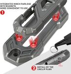 Wyciągarka elektryczna X-BULL WINCH TOUGH HRW12000TT 12V lina syntetyczna - 6