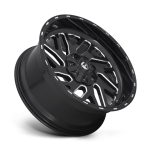 Felga aluminiowa D581 TRITON Gloss Black Milled FUEL - 3