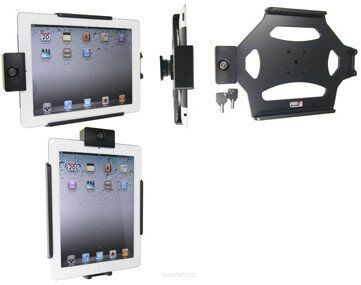 Uchwyt pasywny do Apple iPad 2, iPad 3, iPad 4 & z Retina (Lightning Connector) z blokadą na kluczyk